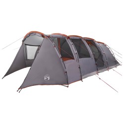 Tente tunnel Gris et orange 675 x 392 x 210 cm 643551643551