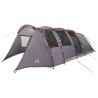 Tente tunnel Gris et orange 675 x 392 x 210 cm 643551643551
