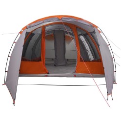 Tente tunnel Gris et orange 675 x 392 x 210 cm 643551643551