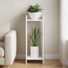 Support de Plante Blanc 30 x 30 x 80 cm Bois d’ingénierie 643555643555