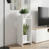 Support de Plante Blanc 30 x 30 x 80 cm Bois d’ingénierie 643555643555