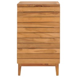 Panier à linge 40x40x70 cm Bois de teck massif 643558643558