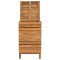 Panier à linge 40x40x70 cm Bois de teck massif 643558643558