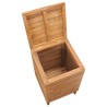 Panier à linge 40x40x70 cm Bois de teck massif 643558643558