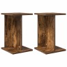 Support de Plante 2 pcs Chêne Fumé 25 x 25,5 x 40,5 cm 643559643559