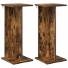 Support de Plante 2 pcs Chêne Fumé 25 x 25,5 x 60,5 cm 643560643560