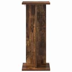 Support de Plante 2 pcs Chêne Fumé 25 x 25,5 x 60,5 cm 643560643560
