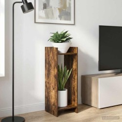 Support de Plante 2 pc Chêne Fumé 30 x 30 x 80 cm 643575643575