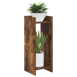 Support de Plante 2 pc Chêne Fumé 30 x 30 x 80 cm 643575643575