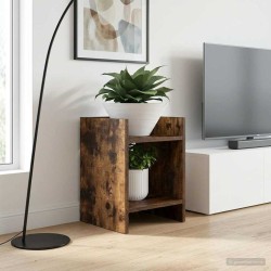 Support de Plante 2 pc Chêne Fumé 30 x 30 x 40 cm 643576643576