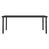Ensemble à manger de jardin 9 pcs Noir 643581643581