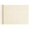 Écran de balcon Crème 75x500 cm PEHD  643585643585