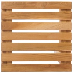 Tabouret de bar 2 pcs Naturel Bois de teck massif 643586643586