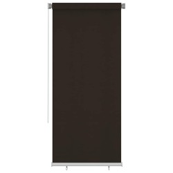 Store roulant d'extérieur 105 (l) x 230 (H) cm marron HDPE 643595643595