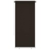 Store roulant d'extérieur 105 (l) x 230 (H) cm marron HDPE 643595643595