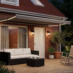 Store rétractable manuel avec LEDs 4,5 × 3 m 643596643596
