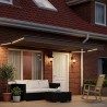 Store rétractable manuel avec LEDs 4,5 × 3 m 643597643597