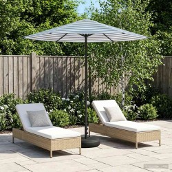 Parasol de jardin avec base 230 x 230 cm Polyester 643620643620