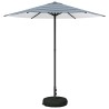 Parasol de jardin avec base 230 x 230 cm Polyester 643620643620