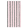 Rideau anti-insectes en chenille Gris Argent et Rose 643638643638