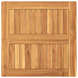 Ensemble de bar extérieur 3 pcs Non traité Bois de teck massif 643642643642