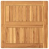 Ensemble de bar extérieur 3 pcs Non traité Bois de teck massif 643642643642
