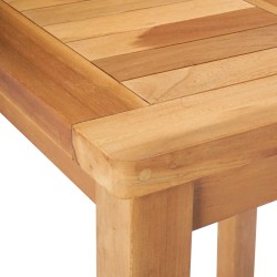 Ensemble de bar extérieur 3 pcs Non traité Bois de teck massif 643642643642