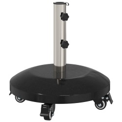 Socle en granit avec roulettes pour poteau de 40-50 mm 29 kg 643660643660