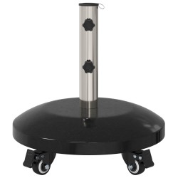 Socle en granit avec roulettes pour poteau de 40-50 mm 29 kg 643660643660