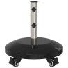 Socle en granit avec roulettes pour poteau de 40-50 mm 29 kg 643660643660