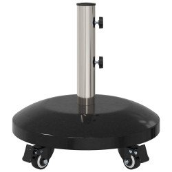 Socle en granit avec roulettes pour poteau de 40-50 mm 29 kg 643660643660