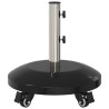 Socle en granit avec roulettes pour poteau de 40-50 mm 29 kg 643660643660