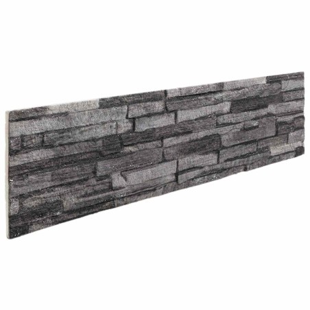 Panneaux muraux 10 pcs Anthracite 100 x 25 cm Mousse EPS 643670643670