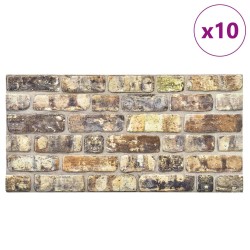 Panneaux muraux 10 pcs Multicolore 100 x 50 cm Mousse EPS 643671643671