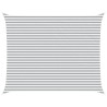 Voile d'ombre Gris clair et blanc 5 x 4 m 643676643676