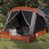 Tente familiale Gris et orange 550 x 555 x 208 cm 643684643684