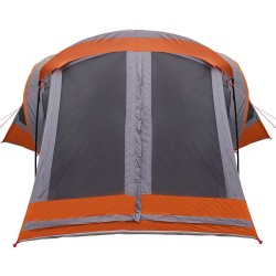 Tente familiale Gris et orange 550 x 555 x 208 cm 643684643684