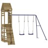 Aire de jeux d'extérieur bois de pin imprégné 643693643693
