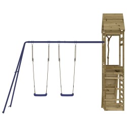 Aire de jeux d'extérieur bois de pin imprégné 643693643693