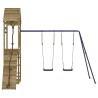 Aire de jeux d'extérieur bois de pin imprégné 643693643693