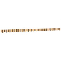 Tissu de remplacement de cantonnière d’auvent rayure jaune gris 643694643694