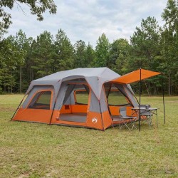 Tente Instantanée Gris et orange 10 personnes 643699643699