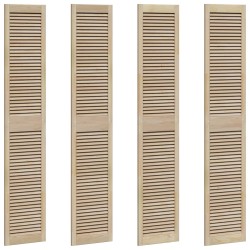 Porte de Cabinet avec porte 4 pcs Naturel 201 x 2,1 x 39,5 cm 643714643714