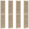Porte de Cabinet avec porte 4 pcs Naturel 201 x 2,1 x 39,5 cm 643714643714