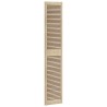 Porte de Cabinet avec porte 4 pcs Naturel 201 x 2,1 x 39,5 cm 643714643714