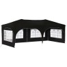 Tente de fête pop-up 575 x 288 x 245 cm Noir Tissu Oxford 643730643730