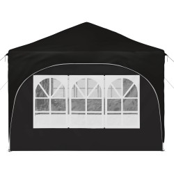Tente de fête pop-up 575 x 288 x 245 cm Noir Tissu Oxford 643730643730