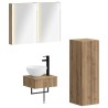Ensemble d'armoire de salle de bain 4 pc Chêne artisanal 643736643736