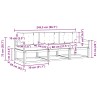 Ensemble de canapés d'extérieur 3 pcs Blanc et anthracite 643746643746