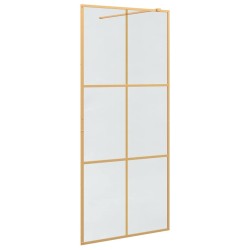 Mur de Douche à L'Italienne Doré 90 x 195 cm verre trempé 643755643755